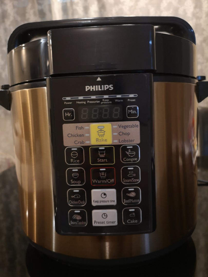 Philips HD2139 Electric Pressure Cooker, TV & Home Appliances, Kitchen