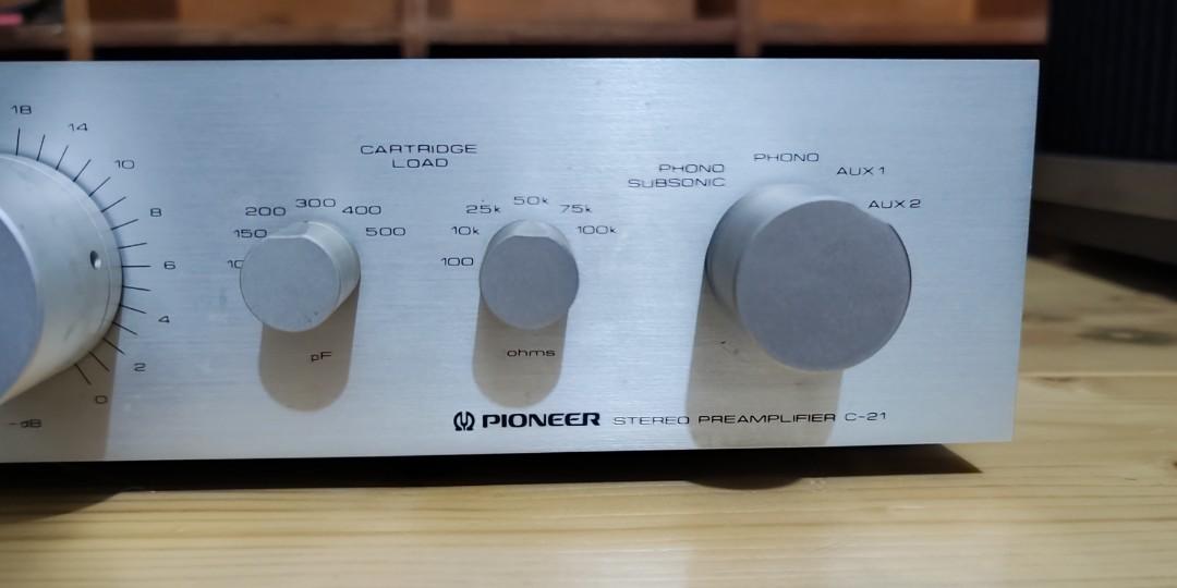 Pioneer C21 + M22 Class A Amplifier, Audio, Portable Audio