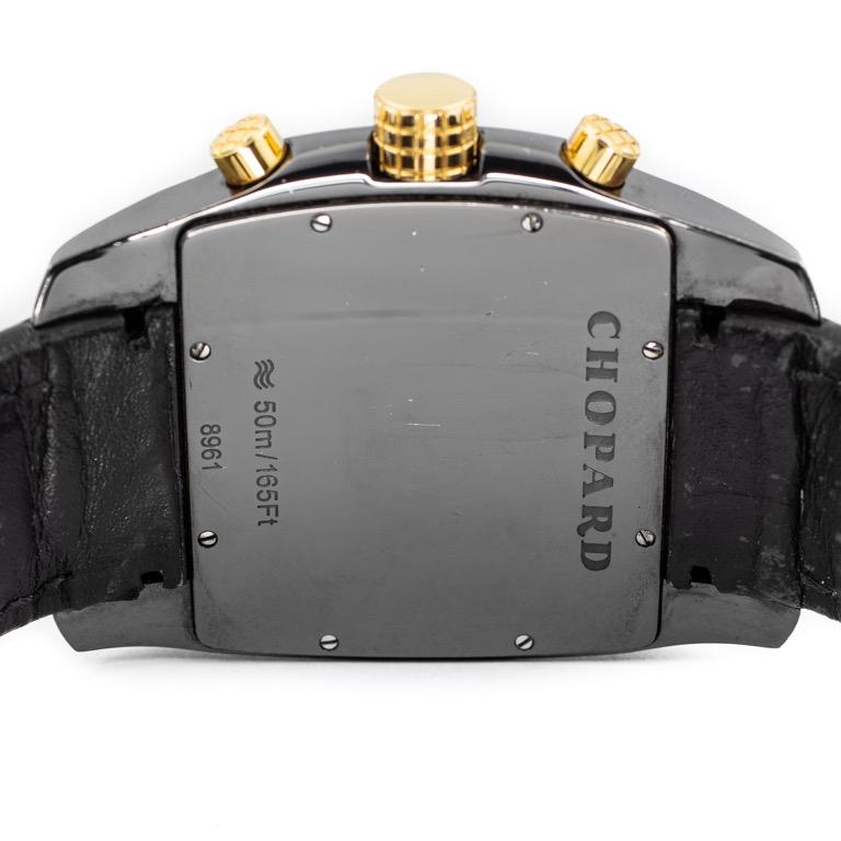 Preowned Chopard Two O Ten Tycoon in 18k Rose Gold/DLC Steel Ref: 8961 ...