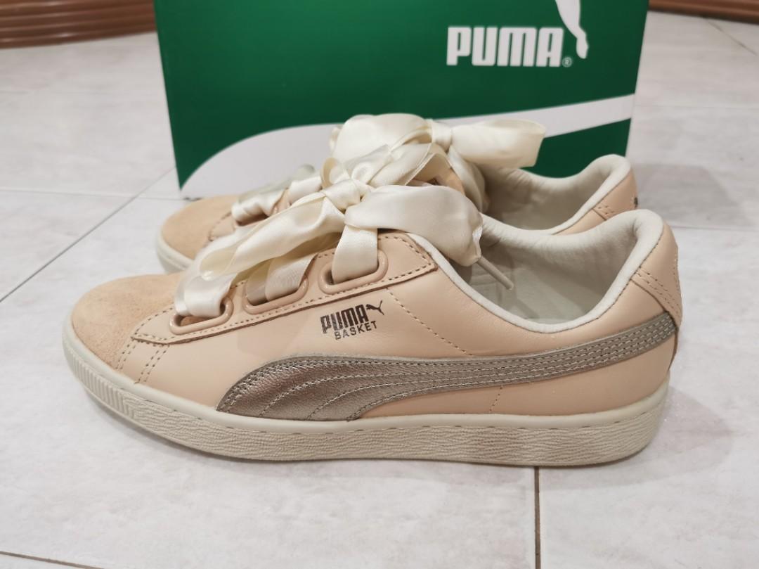 Puma basket hot sale heart up