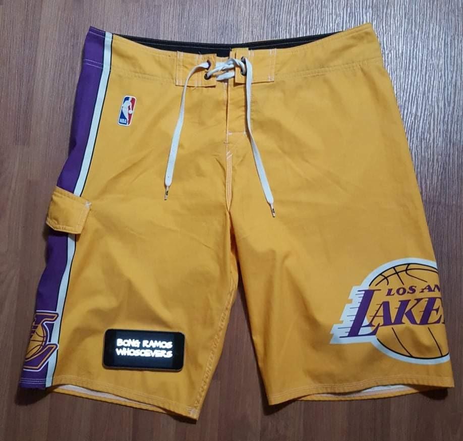 Quiksilver Lakers NBA 22 Mens Boardshorts - Yellow