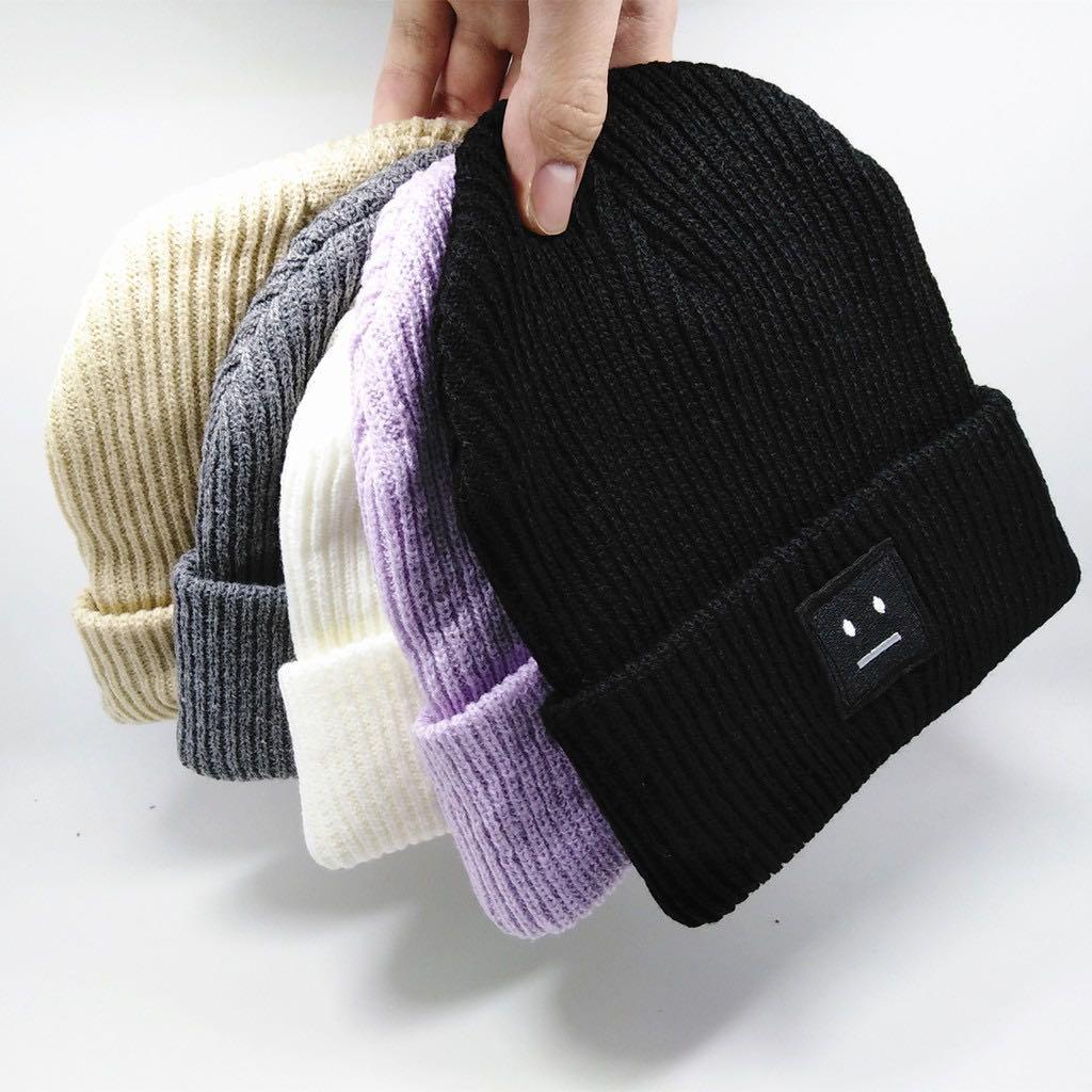 Ready Stock GEC Embroidery Emoji Beanie 