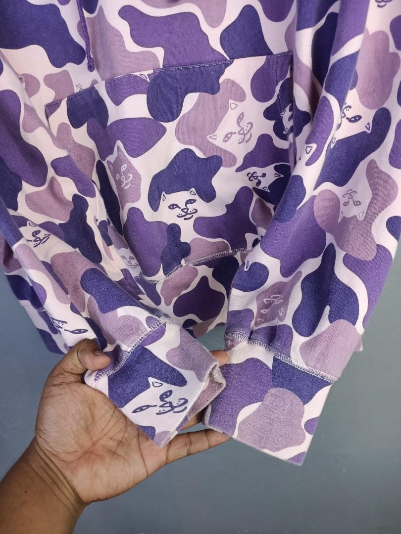 RIPNDIP Nermal Camo Pullover Hoodie Purple