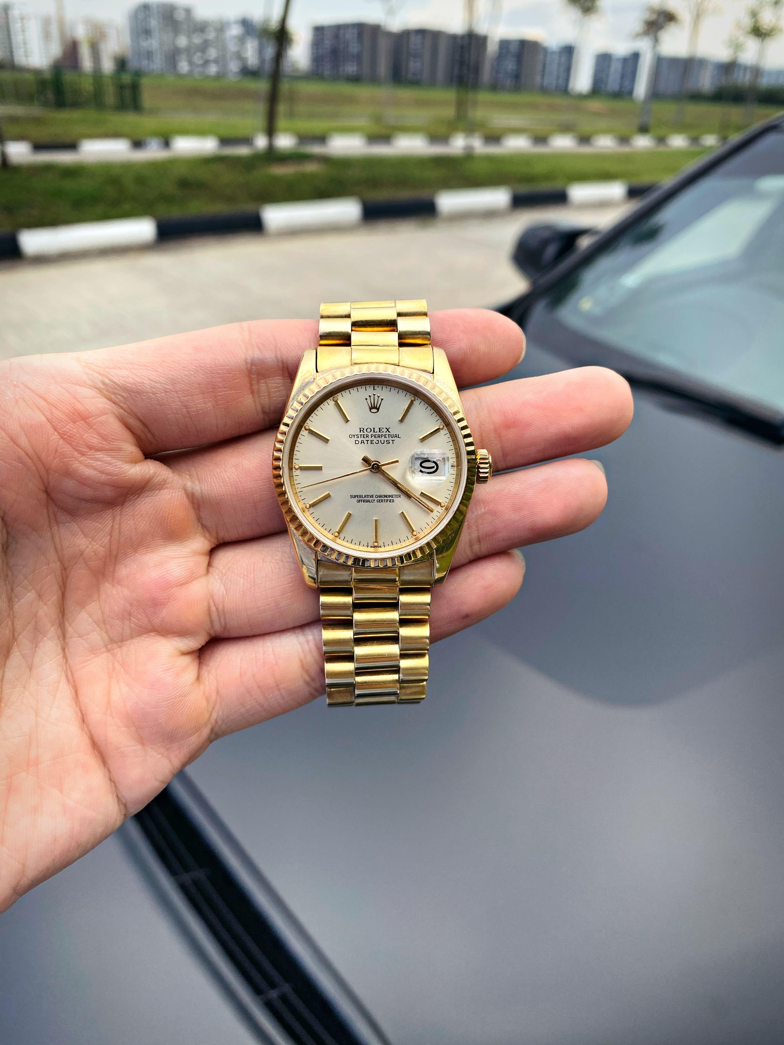 Gold datejust 36mm 2025