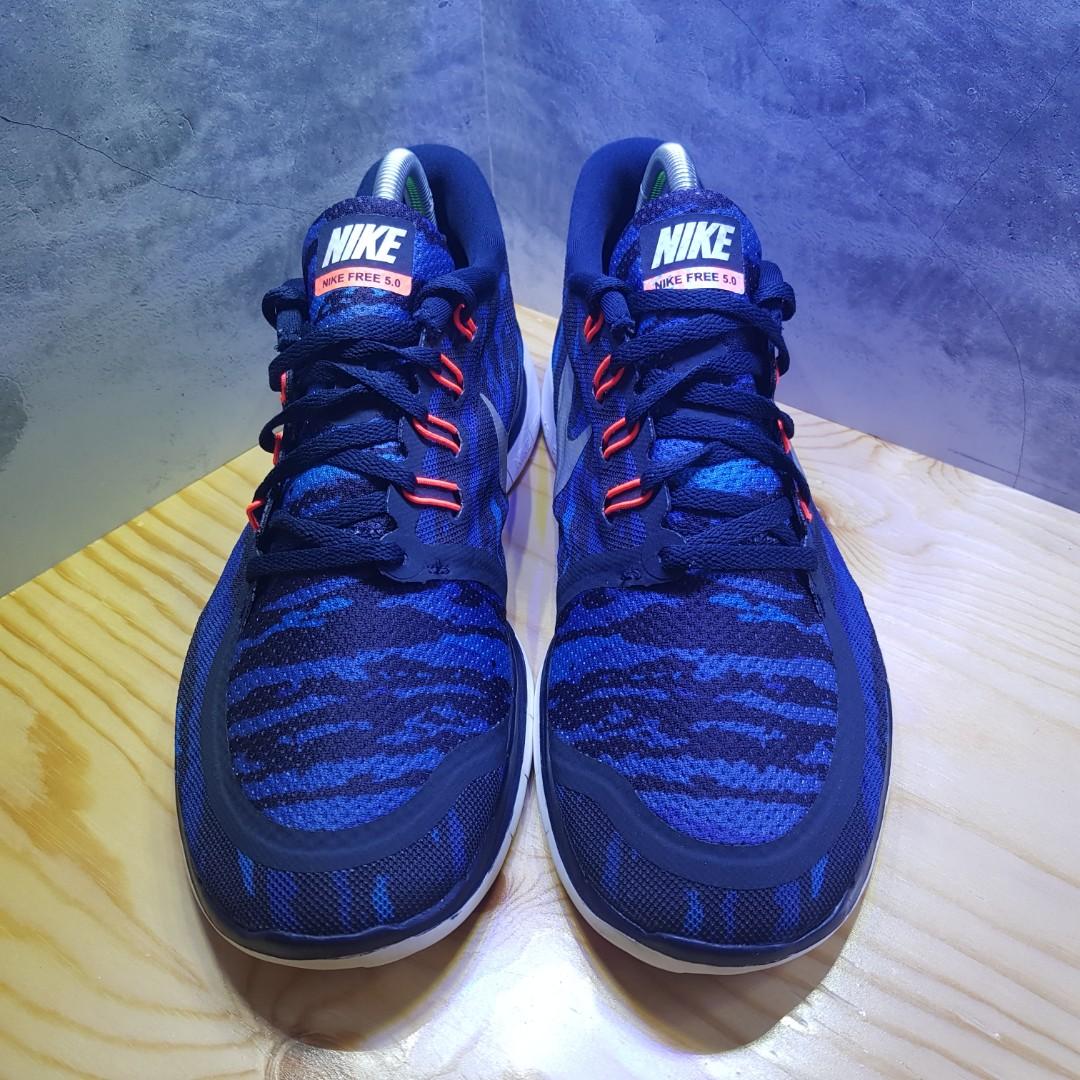 Sepatu Running Nike Free 5.0 Camo Fesyen Pria Sepatu Sneakers