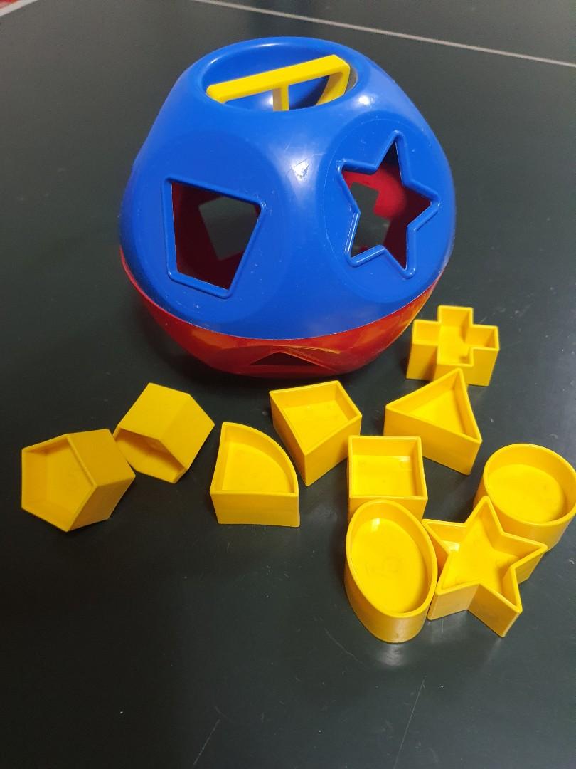 Shape Sorter/ Tupperware Shape Sorter, Hobbies & Toys, Toys & Games on