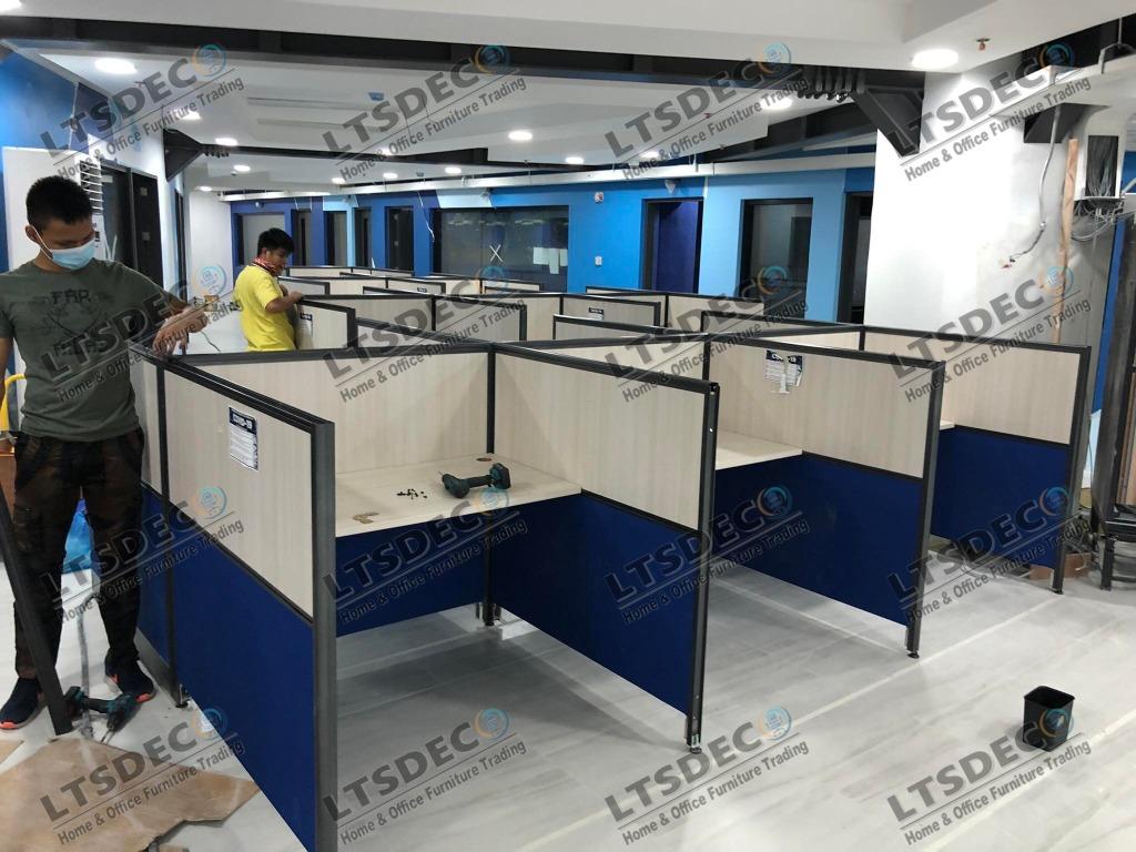 sharing panel cubicle office partition, Furniture & Home Living, Office ...