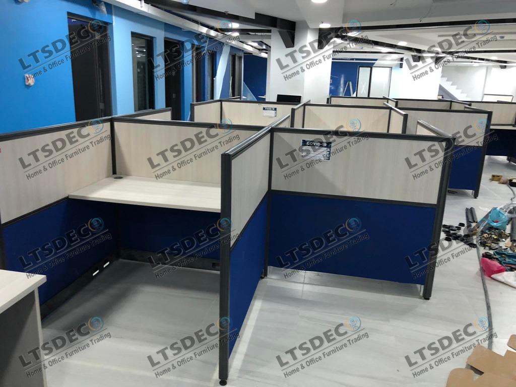 sharing panel cubicle office partition, Furniture & Home Living, Office ...