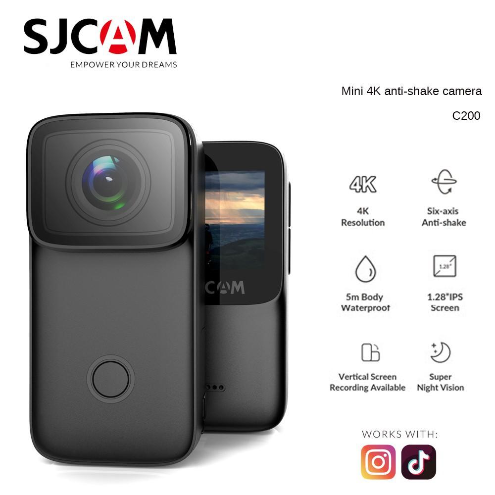 SJCAM C200 (Category: Video Cameras) located in Manila. Submitted by emil_online_shop (Listing ID 1143783887, Image 1). Description: Brand：SJCAM Model: C200 Main Chip :NT96660 Sensor :SONY IMX335 Gyro Image Stabilization :Support Battery :1200mAh Lens Angle of View :154° Aperture :2.0 Pixel :16 Million Screen :1.28 inches WIFI :2.4GHz Remote Control :Support Encoding Format :H.264 TV System :NTSC/PAL Light Source Frequency :50Hz/60Hz Video Format