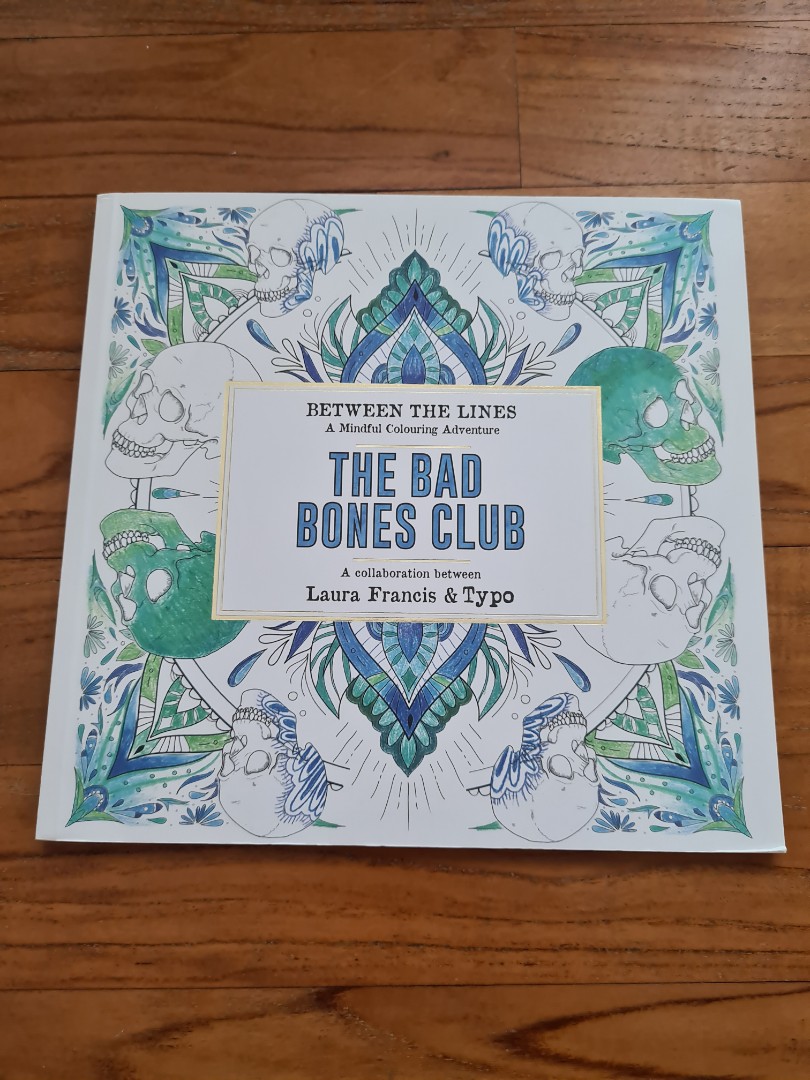 Skull Theme Colouring Book, Hobbies & Toys, Stationery & Craft, Art & Prints on Carousell