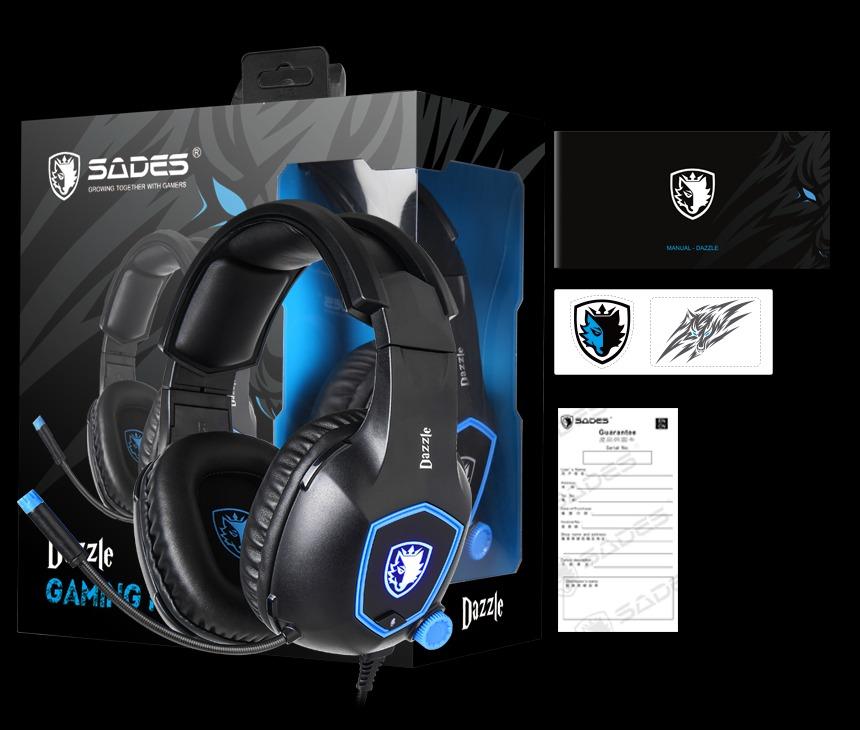 Sades dazzle gaming headset 2025