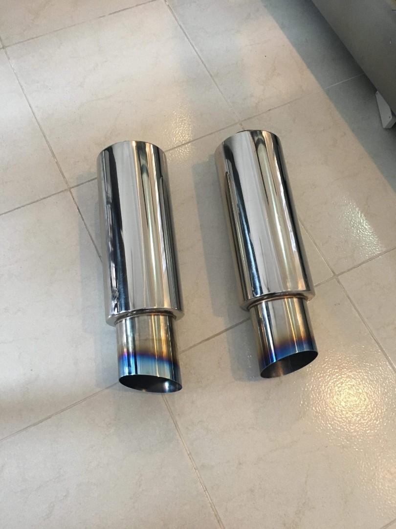 Banks Power Stainless Steel Exhaust Muffler 3 Inch Inlet X 3.5 Inch ...