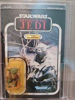 Star Wars Vintage Kenner ROTJ Yoda Brown Snake MOC