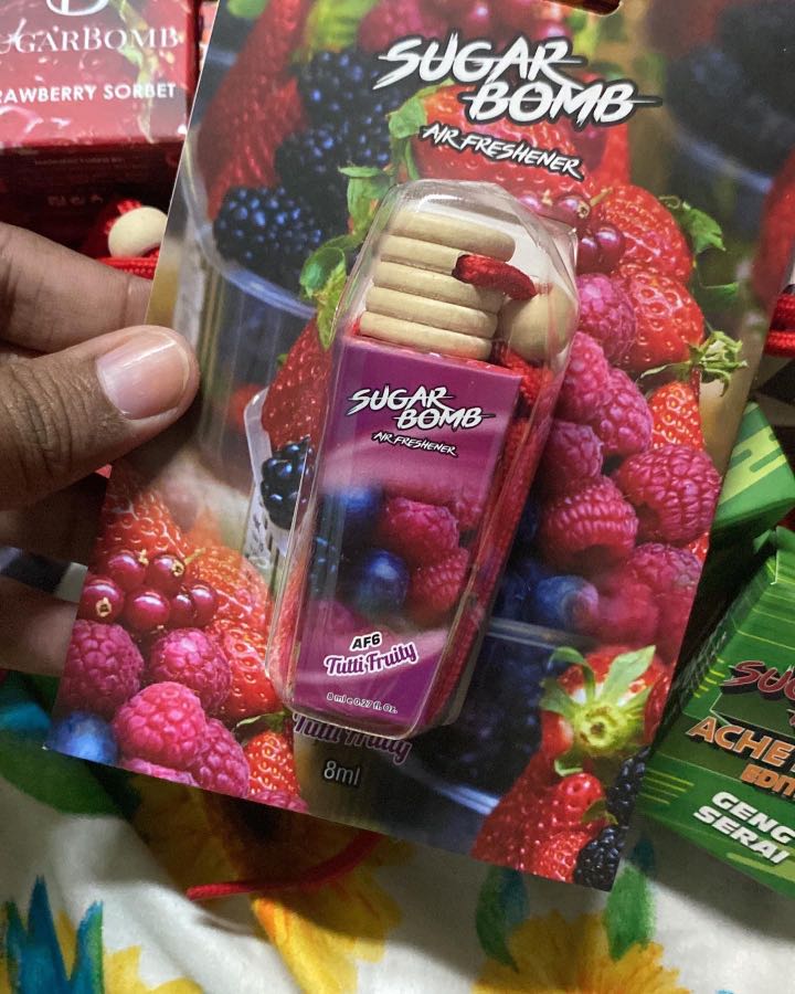 SugarBomb Air Fresheners, Furniture & Home Living, Home Fragrance on