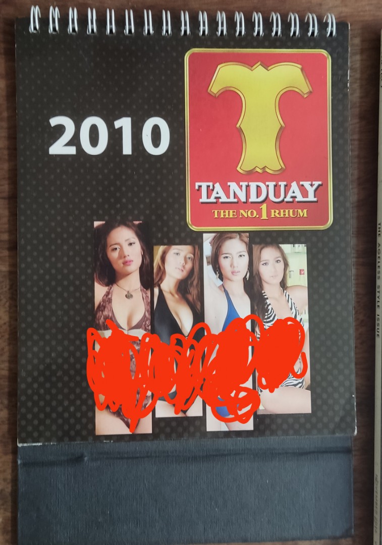 Tanduay Desk Calendar, Hobbies & Toys, Memorabilia & Collectibles, Fan