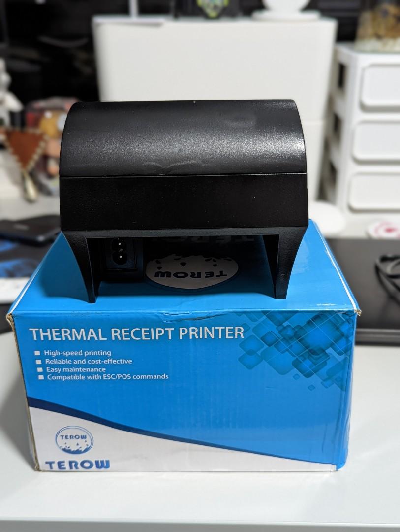 TEROW T5890K USB Thermal Receipt Printer 58MM POS Printer Portable