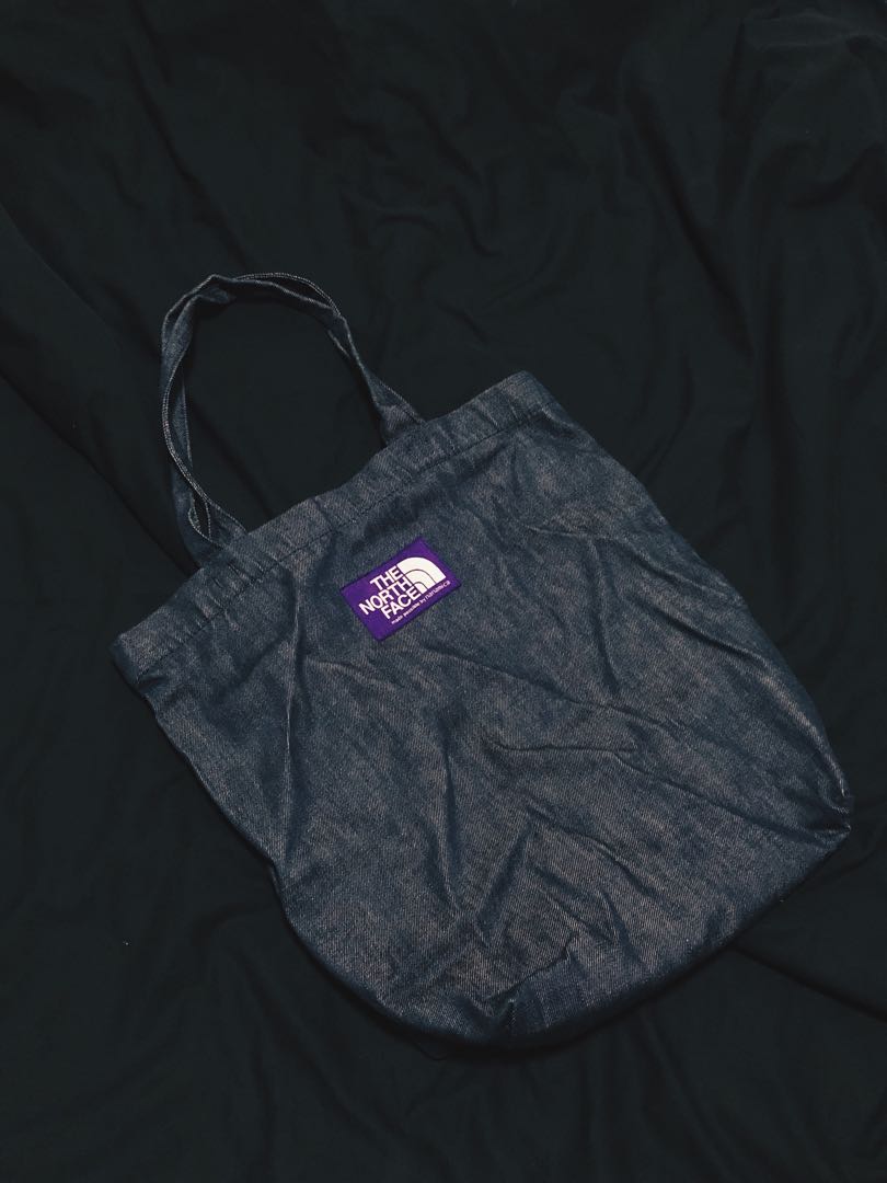 north face purple label tote bag