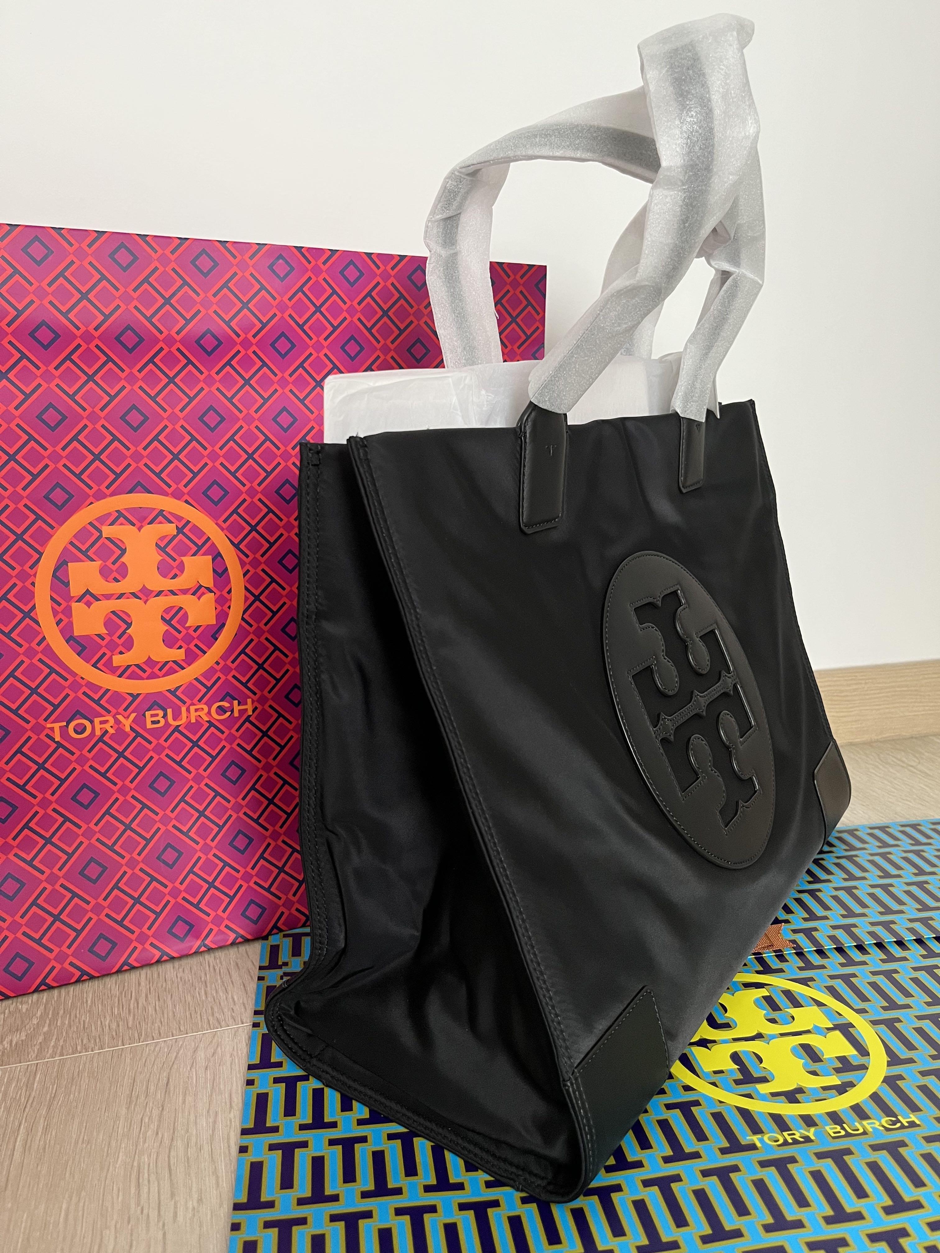 Tory Burch Ella Tote Bag Black Style #55228, Women's Fashion, Bags &  Wallets, Tote Bags on Carousell