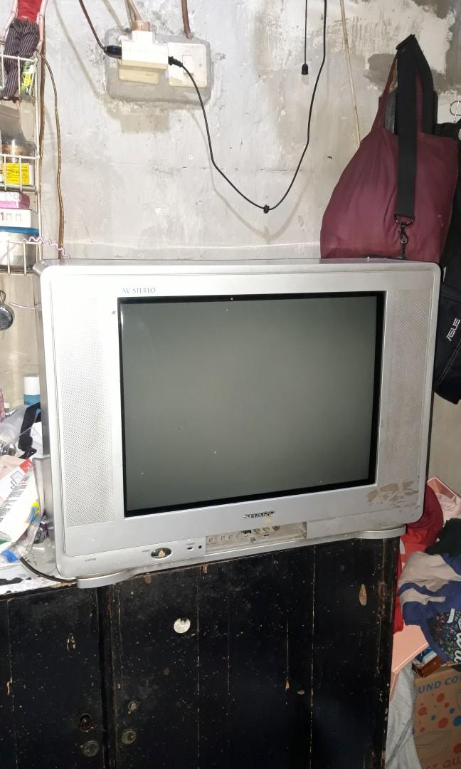 TV SHARP 21 IN JADUL COCOK UNTUK OPREKAN, Elektronik, TV & Perlengkapan