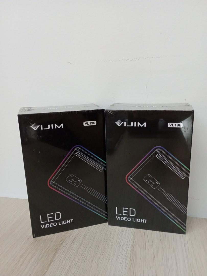 VIJIM VL196 RGB LED Video Light With Adjustable Stand,Dimmable 2500K-9000K Full Color 20 Lighting Effect Modes Camera LED Lights, Portable Photography Lighting With Softbox And Honeycomb Frame - View #4