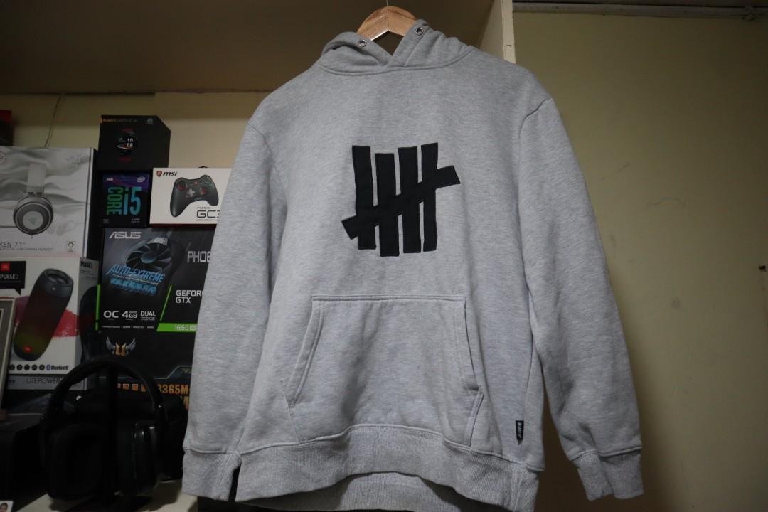 Undefeated grey hoodie hot sale