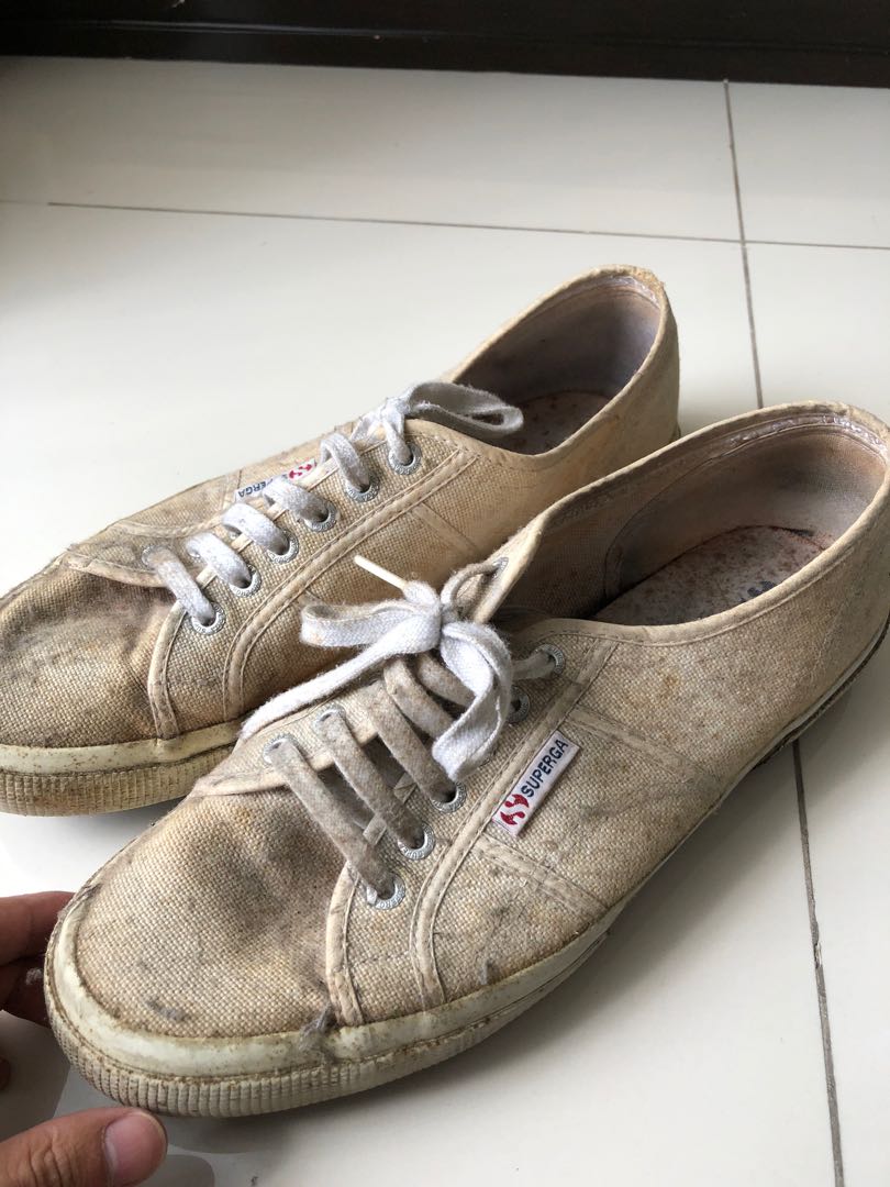Used Superga White Sneakers US10.5 Men s Fashion Footwear
