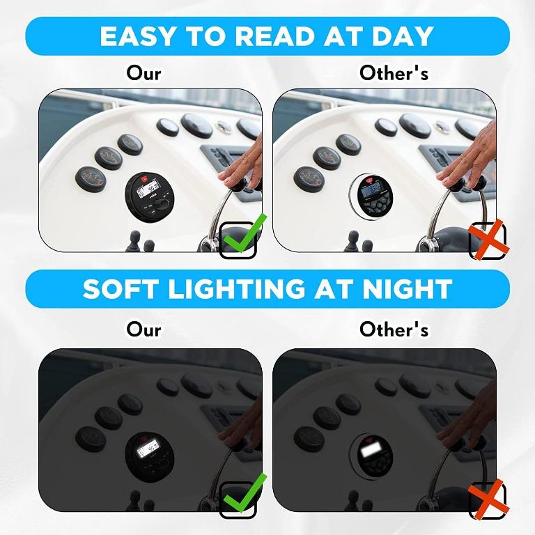 Velex Marine Sound System VX163S Marine Stereo Speaker Package