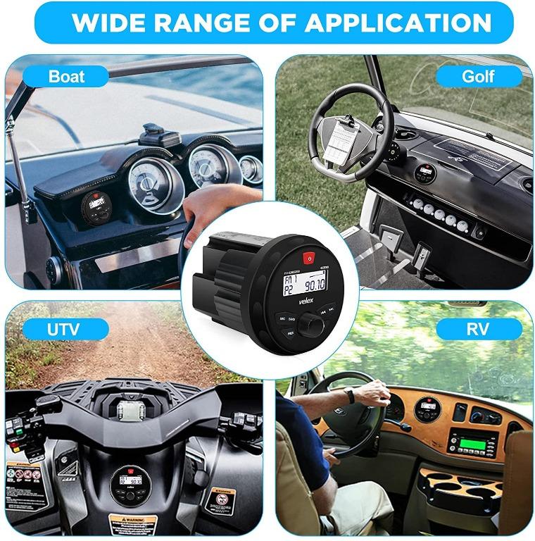 Velex Marine Sound System VX163S Marine Stereo Speaker Package