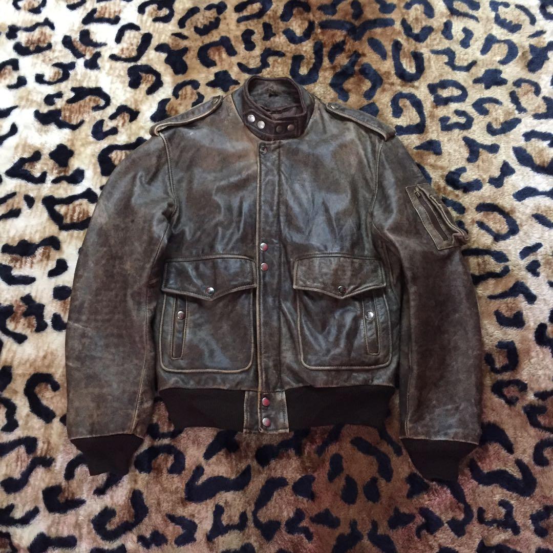 格安新品 Flying 〜80s :: German German Jacket PAUSCH Leather WWII