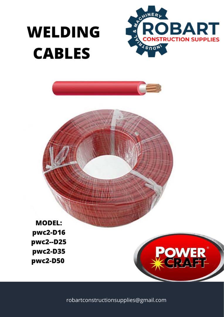 WELDING CABLES ‼️ (Category: Construction Tools & Equipment) located in Manila. Submitted by tina.sales (Listing ID 1143723182, Image 2). Description: BRAND: PowerCraft MODEL: Attached on the pic (note :Diffrent price per piece and per roll) 𝑹𝑶𝑩𝑨𝑹𝑻 𝑪𝑶𝑵𝑺𝑻𝑹𝑼𝑪𝑻𝑰𝑶𝑵 𝑺𝑼𝑷𝑷𝑳𝑰𝑬𝑺 SEND US MESSAGE FOR INQUIRIES ‼️‼️ 🔵100% Trusted Supplier 🔵Competitive Price 🔵𝑾𝒆 𝒂𝒓𝒆 𝑫𝑻𝑰 𝑹𝒆𝒈𝒊𝒔𝒕𝒆𝒓𝒆𝒅 & 𝑩𝑰𝑹 𝐀𝐂𝐂𝐑𝐄𝐃𝐈𝐓𝐄𝐃 Pr