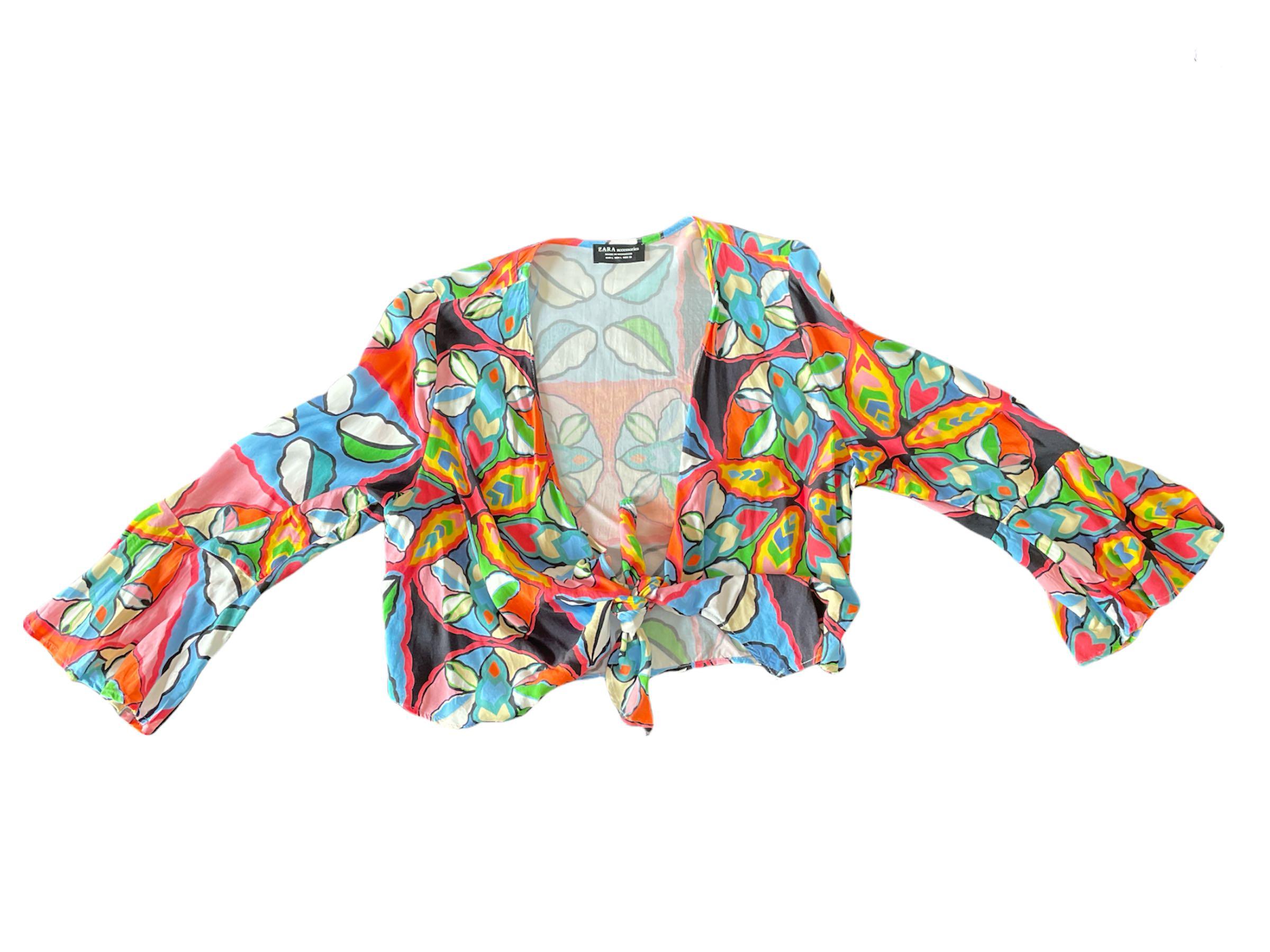Zara Colorful Outer/Shirt, Fesyen 