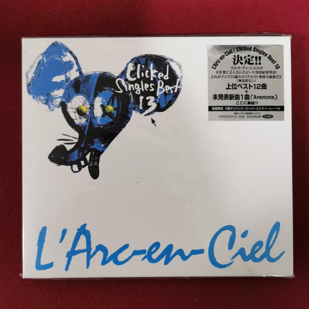 95％new 日本製L'Arc~en~Ciel – Clicked Singles Best 13 精選輯彩虹