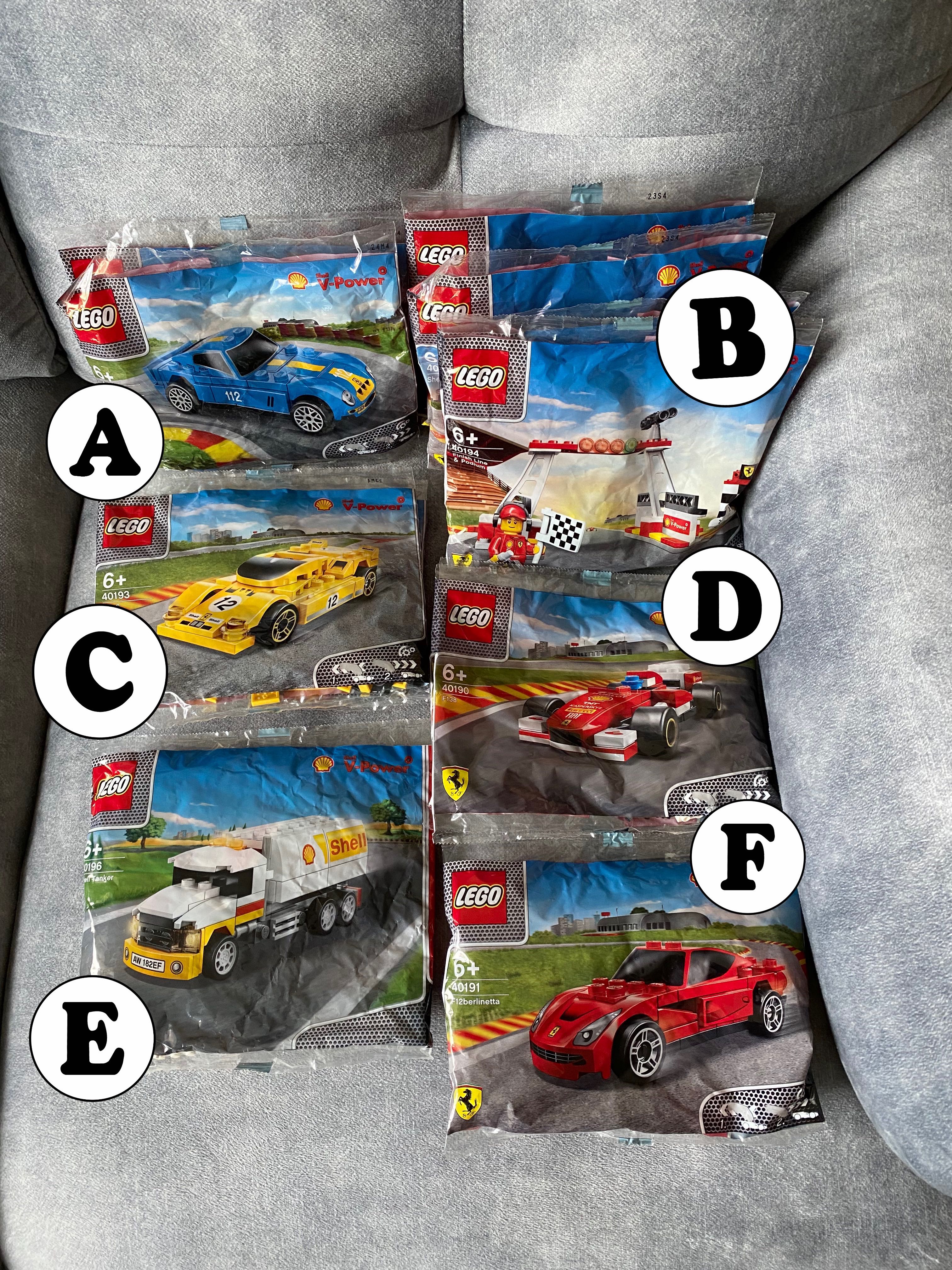 動態清零全新 70 包香港限量版lego Shell V Power 車迷法拉利跑車f138 250 Gto F12 Berlinetta 512 S 男朋友情人節禮物生日禮物兒童節禮物跑車迷必儲 一套買 可議 興趣及遊戲 玩具 遊戲類