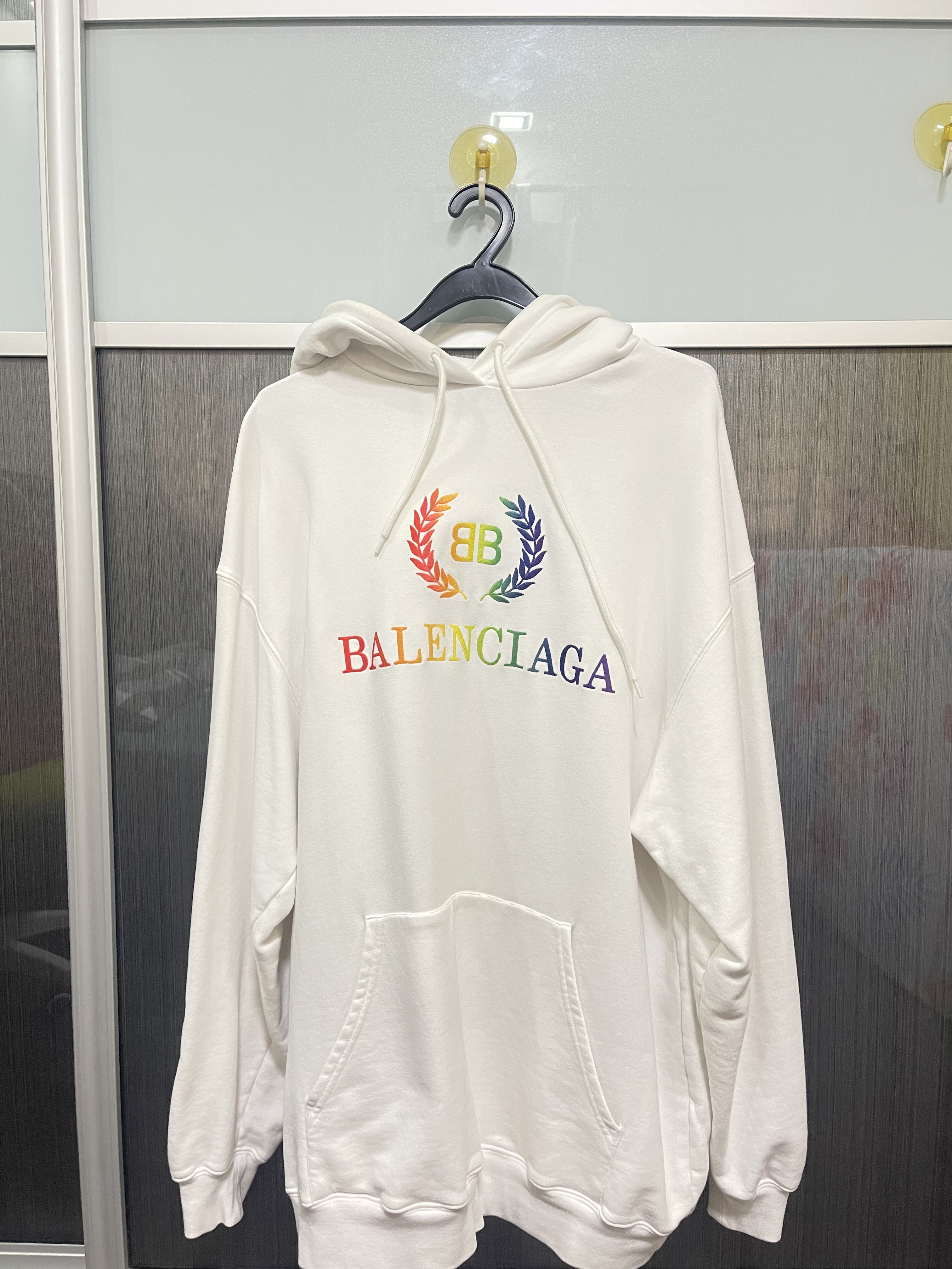 Balenciaga crest hoodie clearance