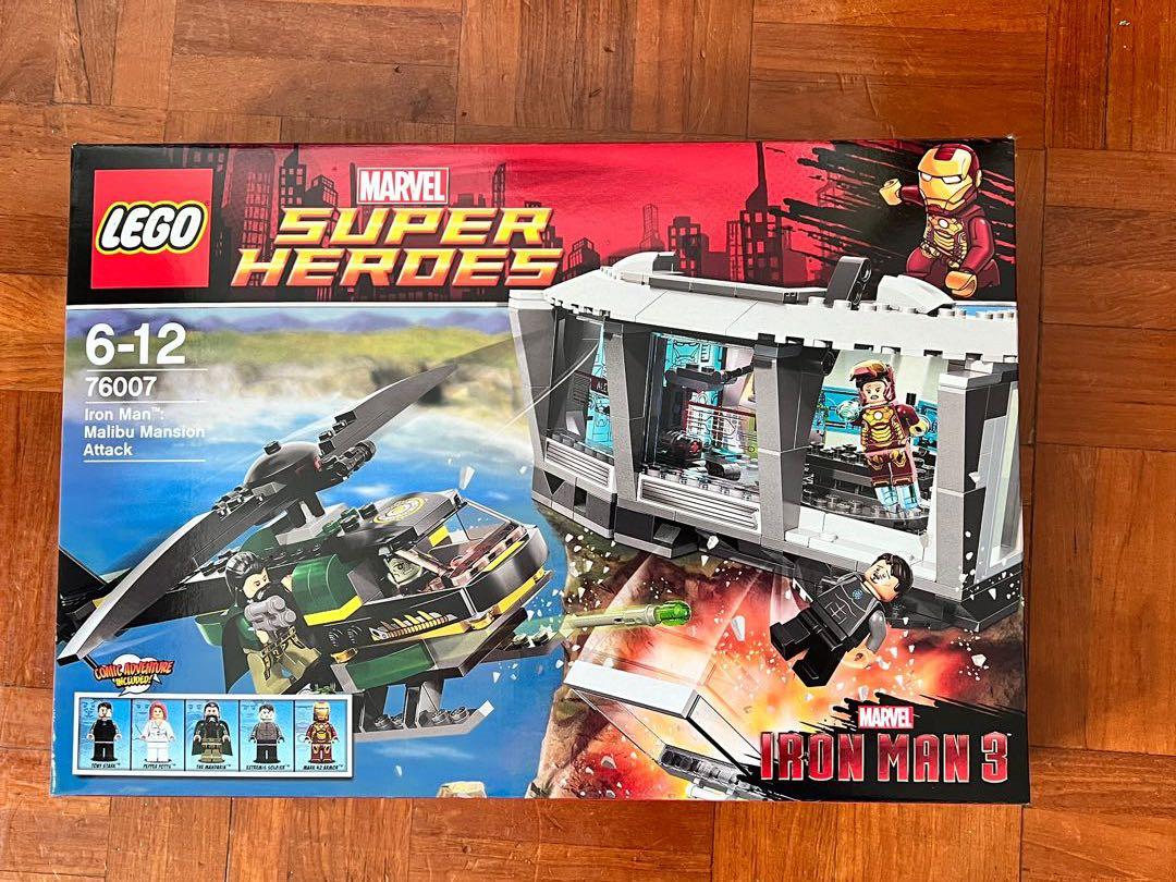 全新未開封Lego Marvel super heroes 76007 Iron Man Malibu Mansion