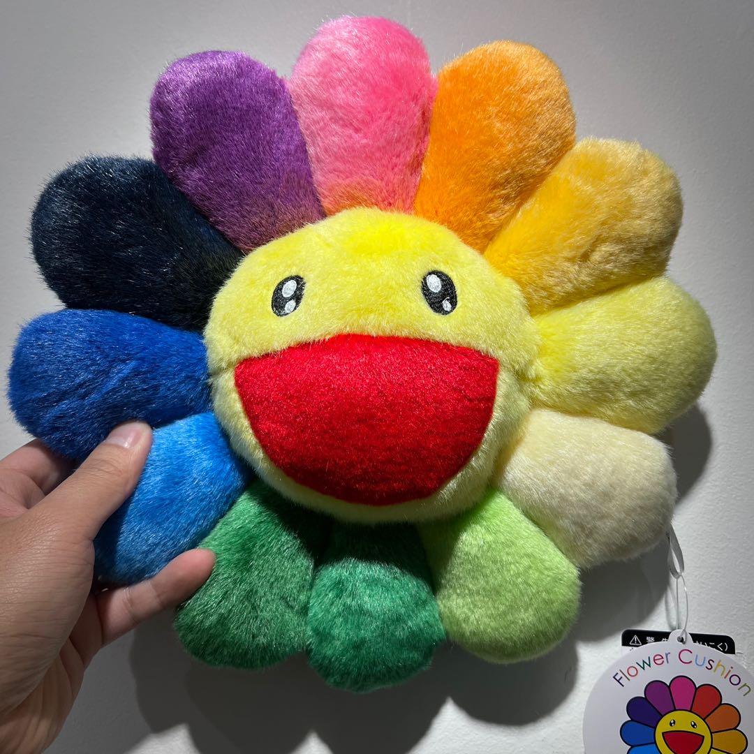 🌼❗️現貨❗️ TAKASHI MURAKAMI FLOWER PLUSH 村上隆花花欖枕30cm