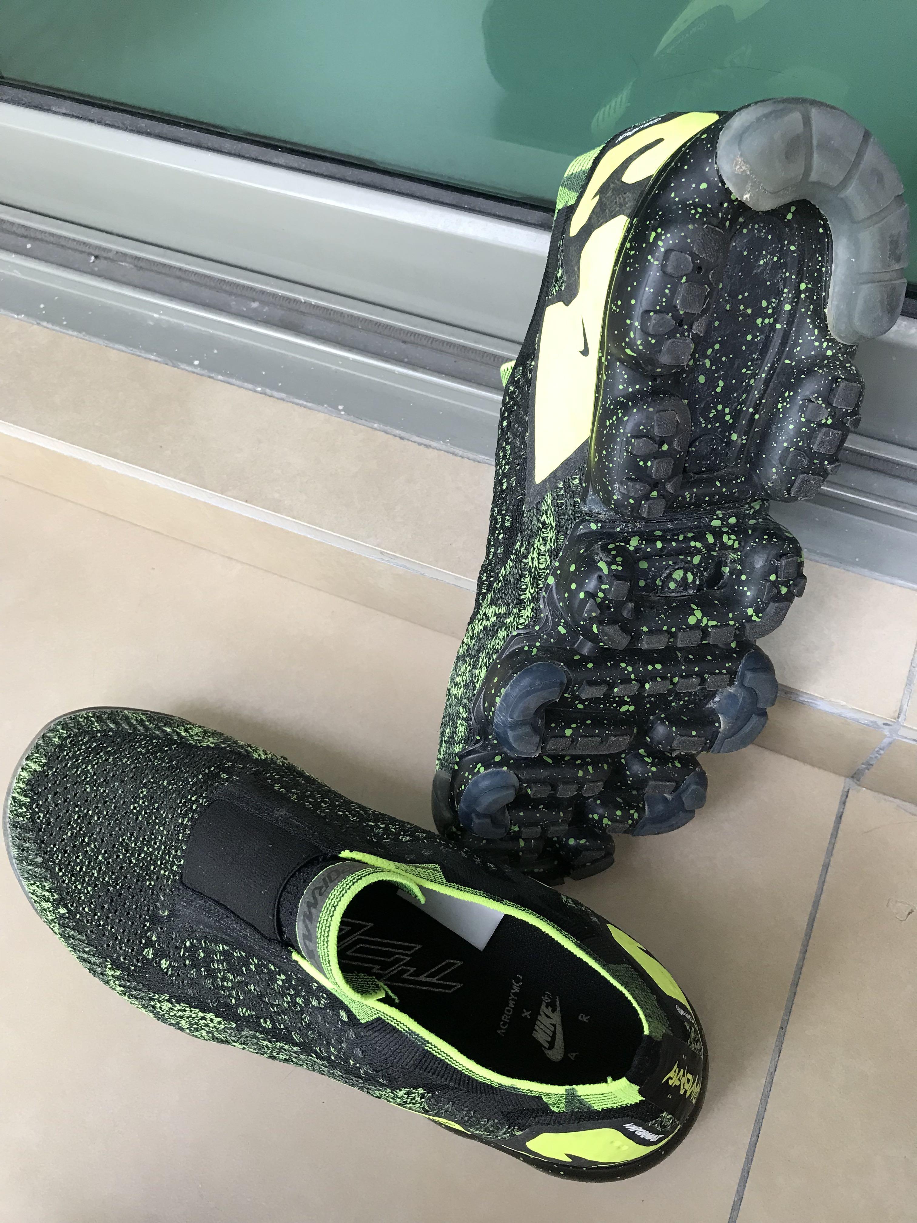 ACRONYM X NIKE AIR VAPORMAX MOC 2 BLACK VOLT Men s Fashion