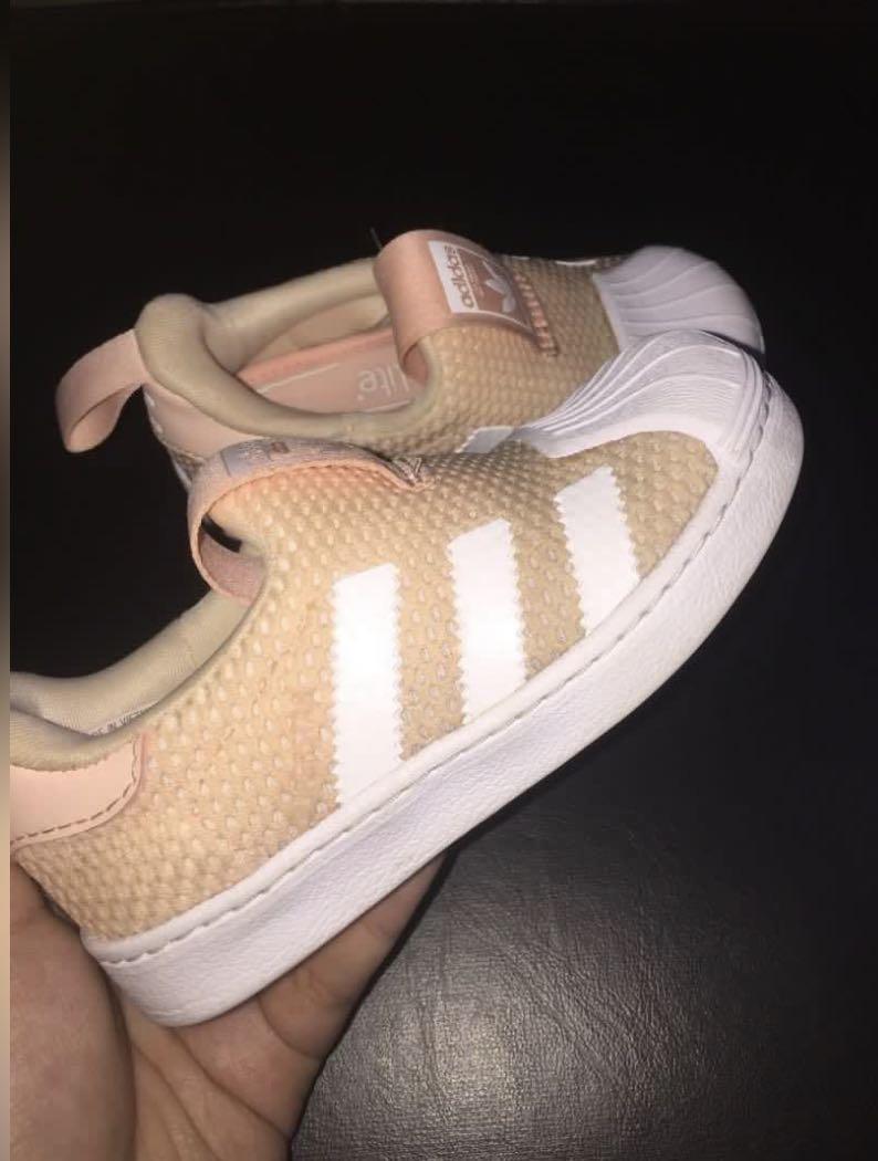 Adidas superstar rose top gold kids