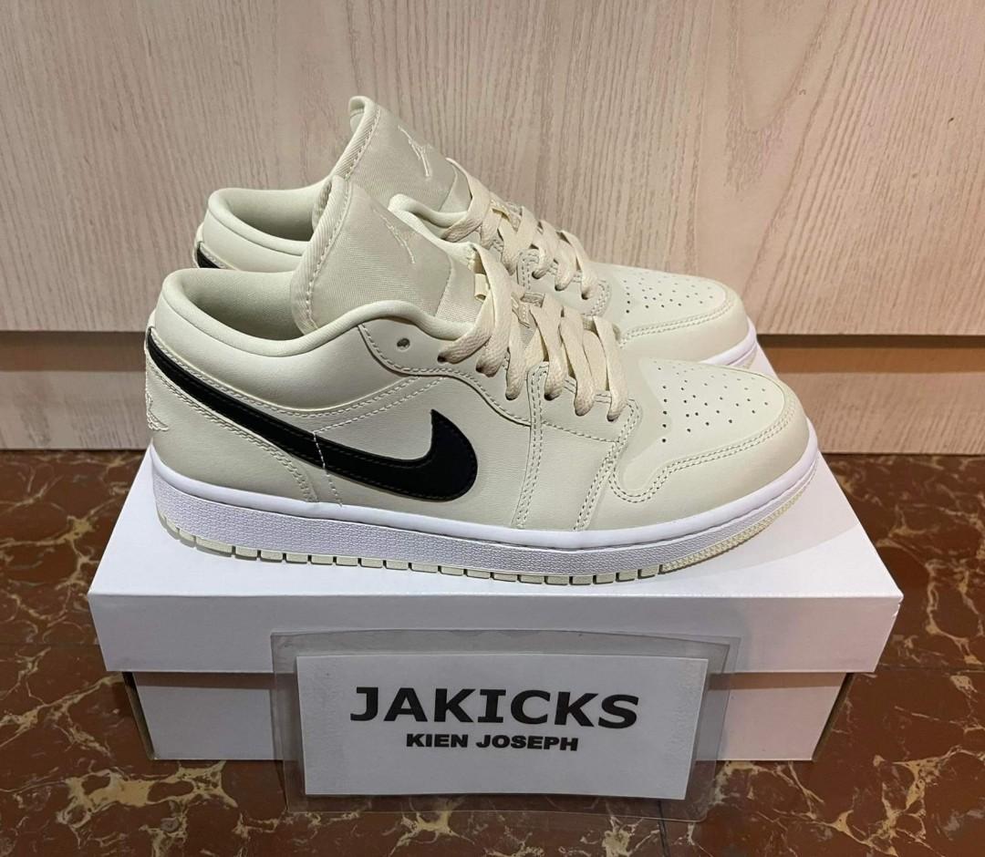 Air Jordan 1 Low Coconut Milk, Men's Fashion, Footwear, Sneakers on