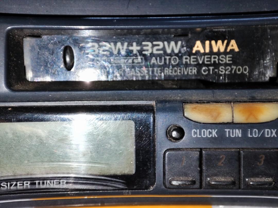 AIWA CAR RADIO CASSETTE, Audio, Portable Music Players on Carousell