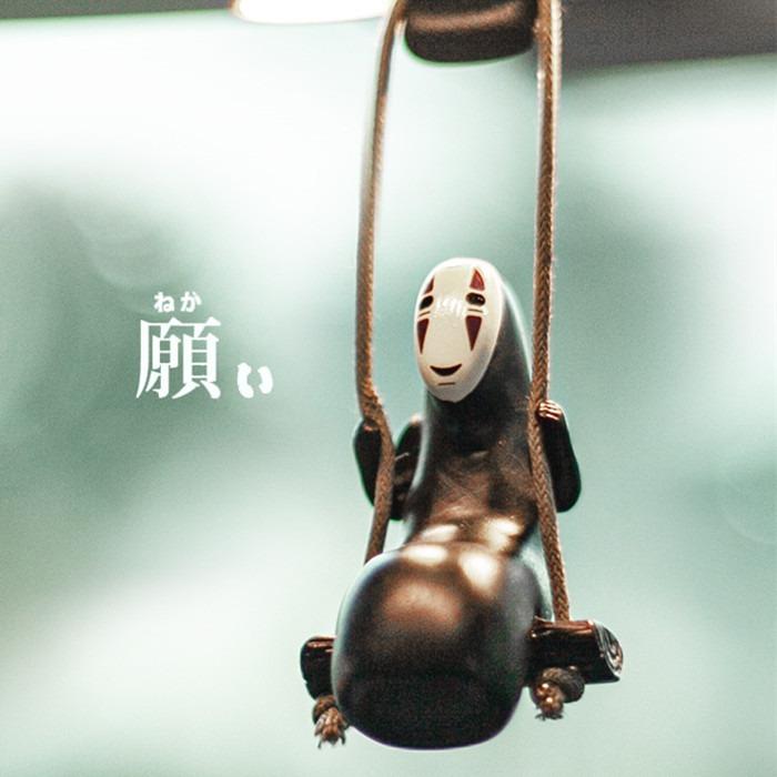 Studio Ghibli Spirited Away Kaonashi No-face Inspired Hanging / Dangling  Ornament Car Accessory Anime Gift Kawaii UK Seller -  UK