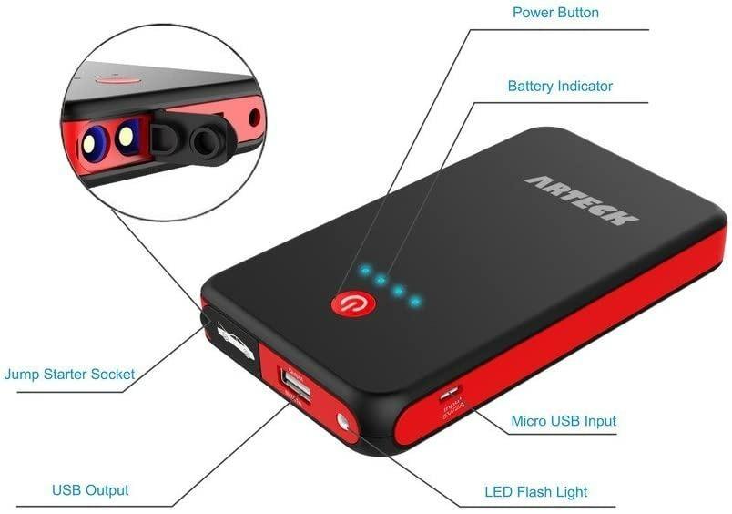 Arteck K12 Car Jump Starter [3346], Car Accessories, Accessories on