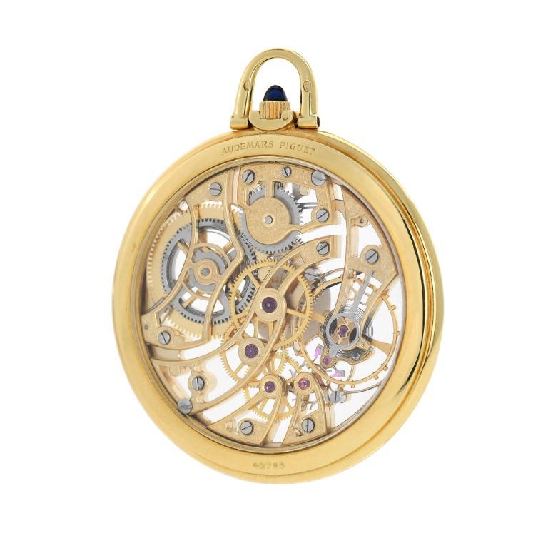 Audemars Piguet Skeleton Pocket Watch, Luxury, Watches on Carousell