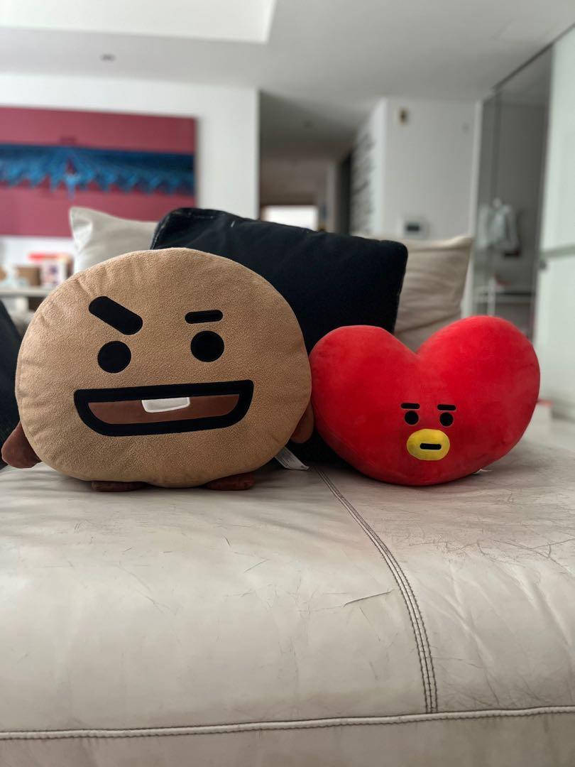 Authentic Bt21 Shooky & Tata Pillows, Hobbies & Toys, Toys & Games On  Carousell