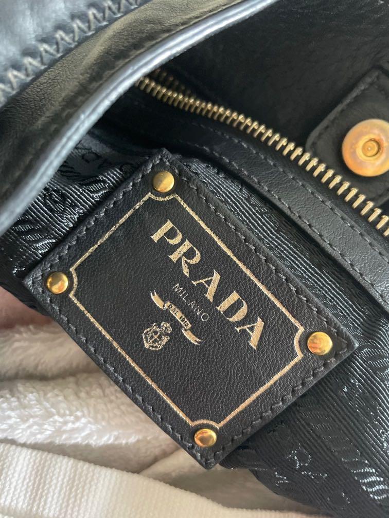 Shop PRADA A4 Plain Leather Logo PRADA Saffiano Leather Bag