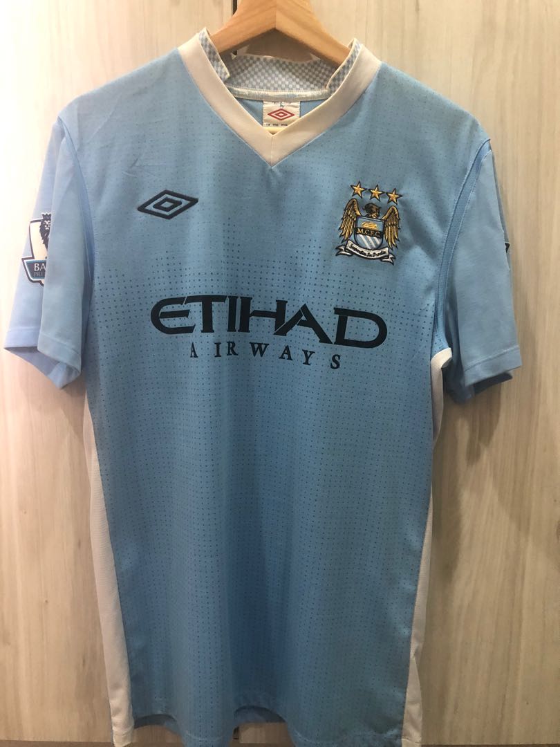 Authentic Umbro Manchester City home jersey 2011 12 Men s Fashion