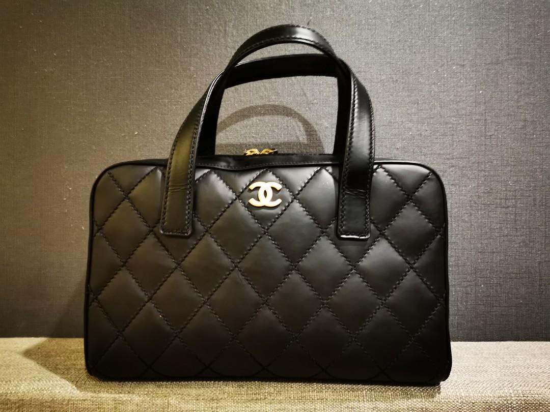 Authentic Vintage Chanel Wild Stitch Tote Handbag, Luxury, Bags & Wallets  on Carousell