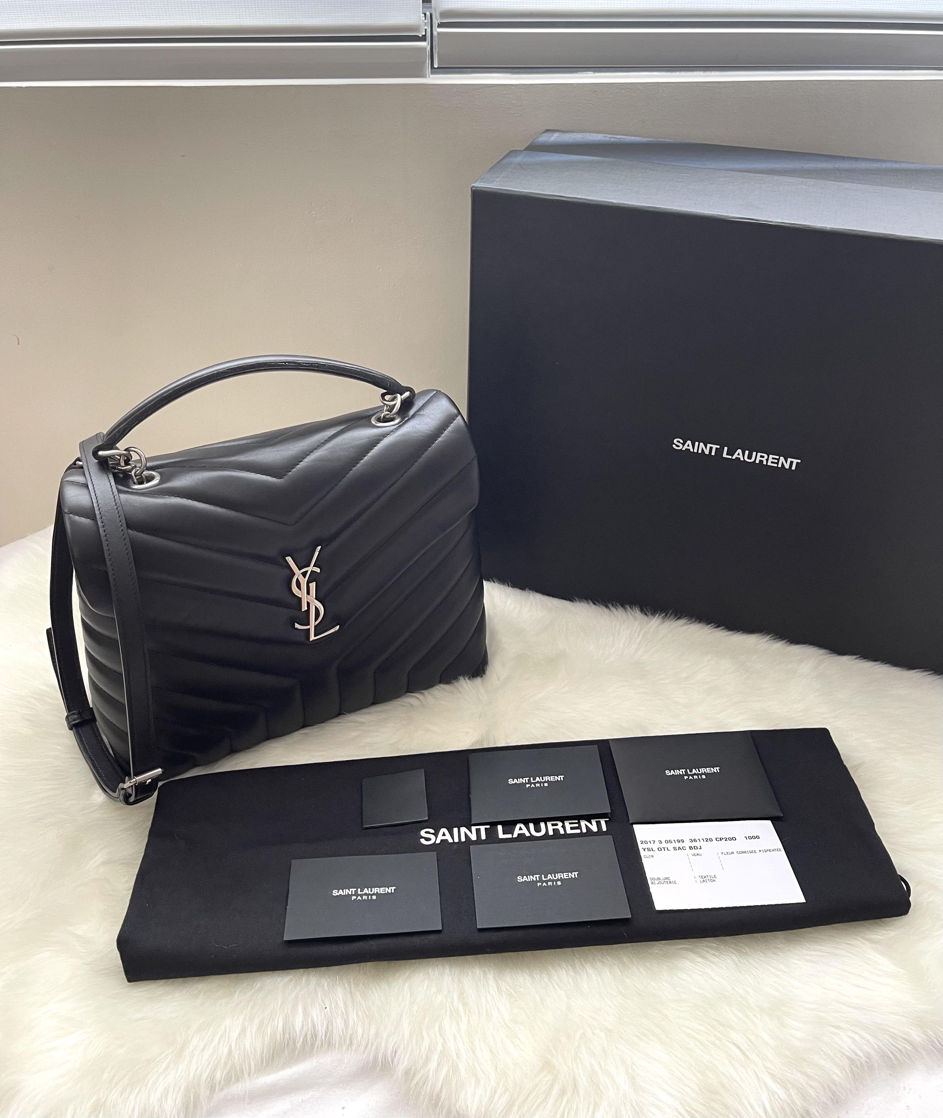 Authentic YSL Top Handle Loulou Medium, Luxury, Bags & Wallets on Carousell