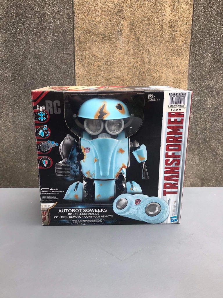 Transformers Robot Le dernier chevalier Saga Sqweeks Remote Control - Jeux & Jouets