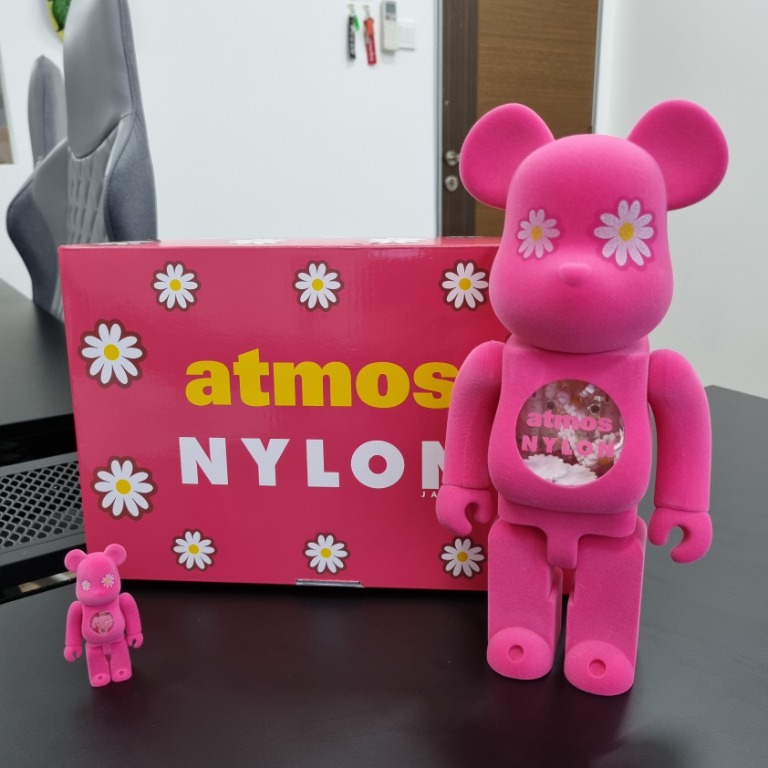 Bearbrick Atmos x Nylon 400% & 100%, Hobbies & Toys, Toys 